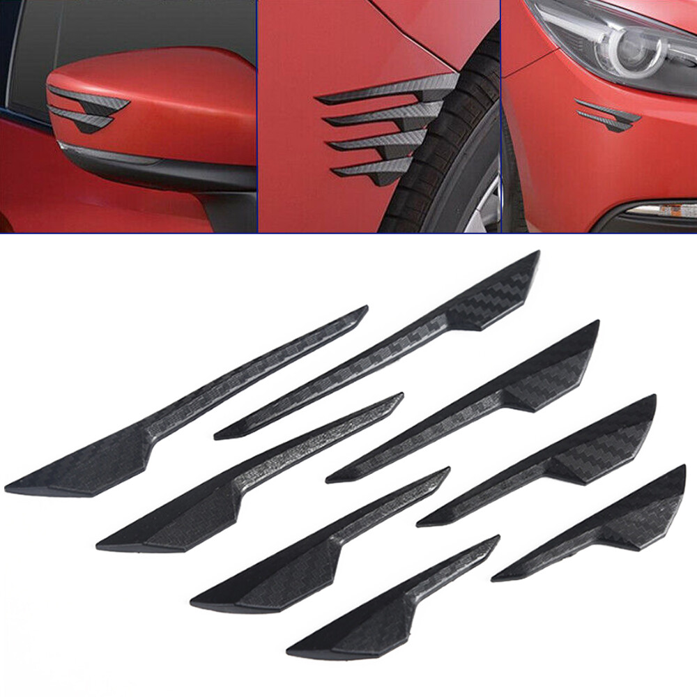 8pcs Car Accessories Car Edge Protector Guard Anti Scratch Strip Bumper Sticker