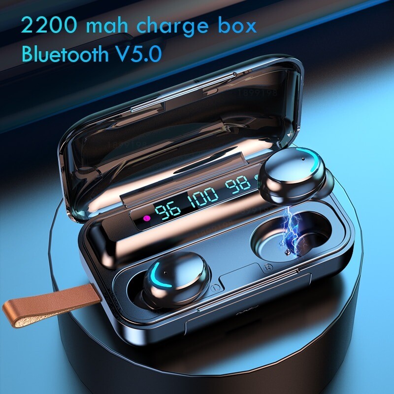Universal Bluetooth 5.0 Wireless Headphones With Mic Waterproof Headsets Earbuds