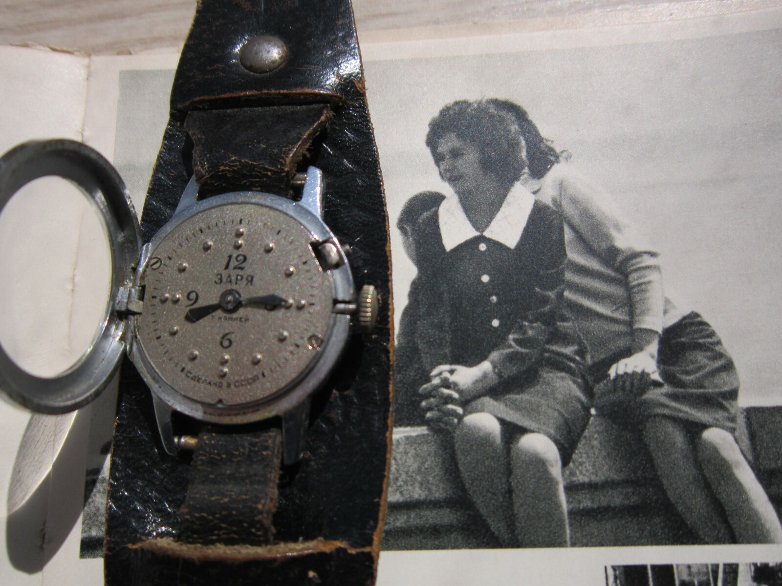 Vintage Rare Watches for the Blind Rare Ladies Wrist Mechanical Watches Zarya Vintage Rare Watches for the Blind Rare Ladies Wrist Mechanical Watches Zarya