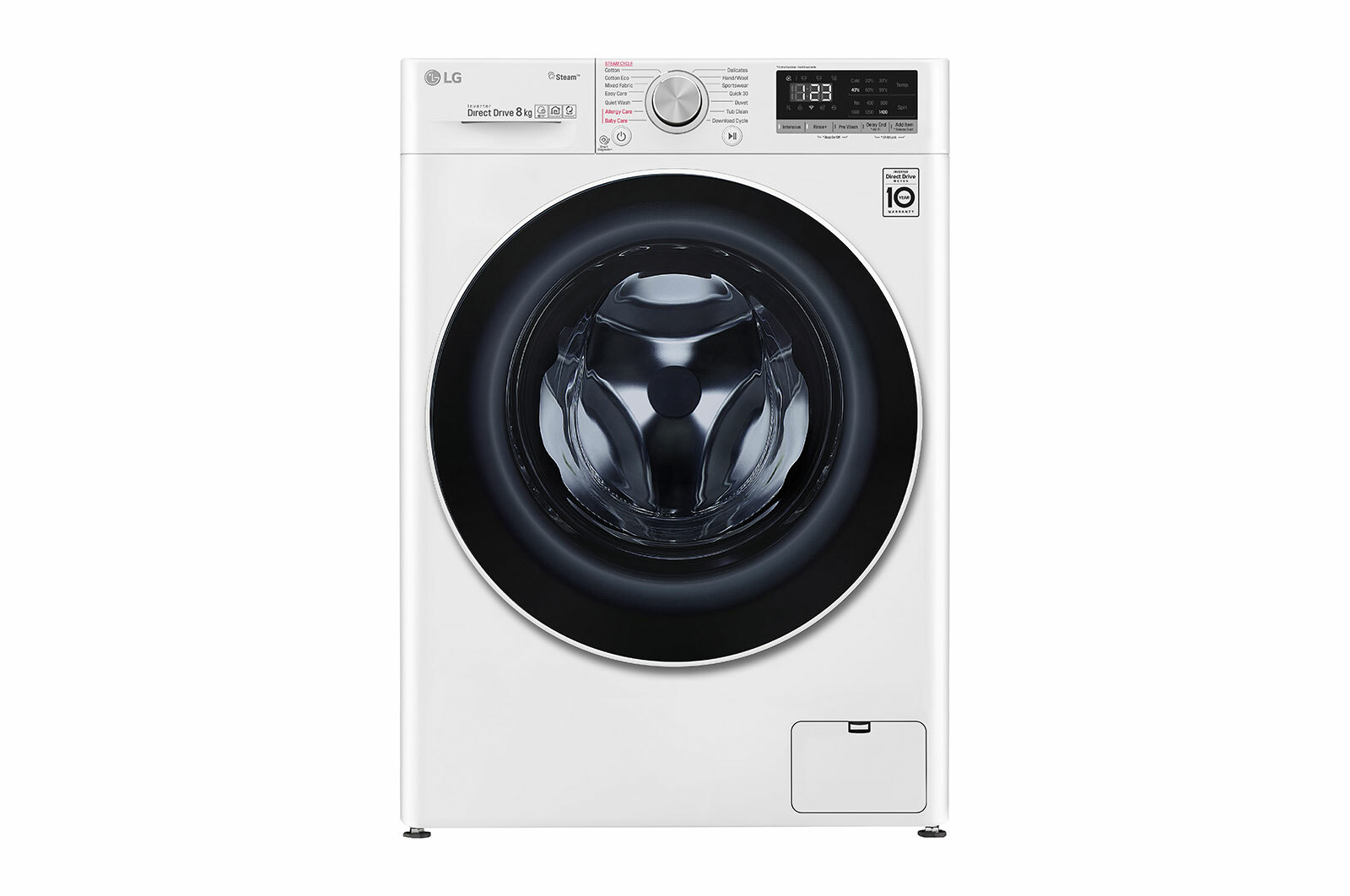 LG WV51408W 8kg Front Load Washing Machine with Steam LG WV51408W 8kg Front Load Washing Machine with Steam