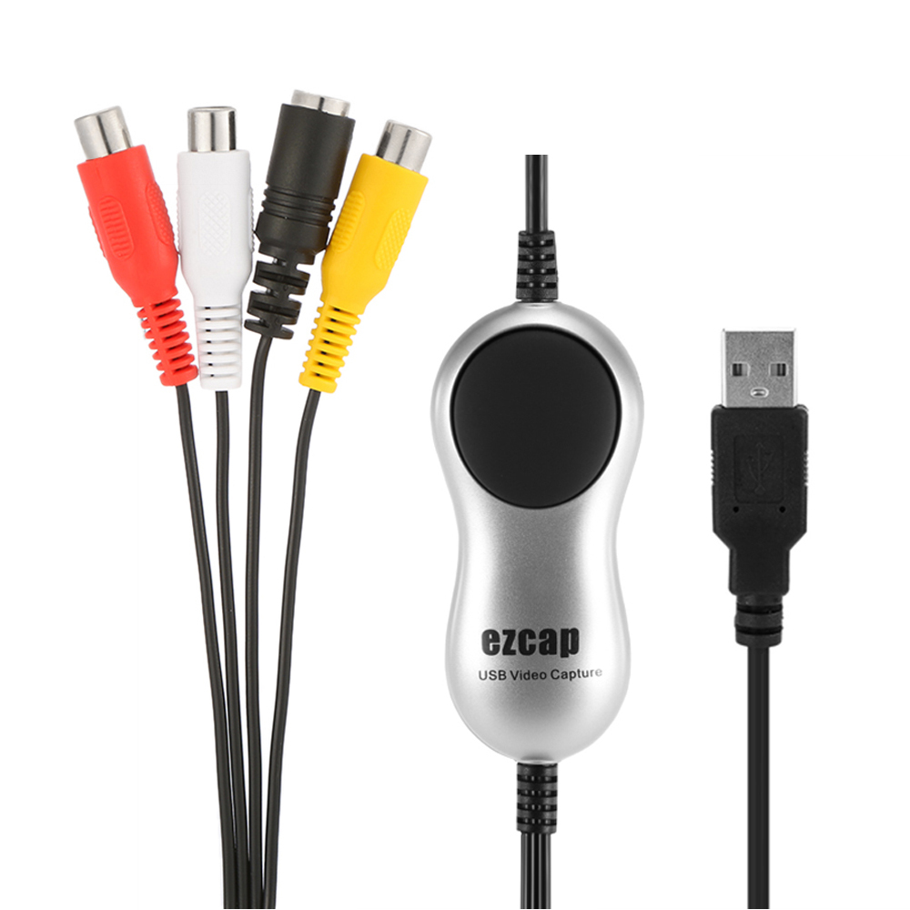 EZCAP 170 USB 2.0 Video Audio Capture Stick Recorder Grabber for Windows 7 8 10 EZCAP 170 USB 2.0 Video Audio Capture Stick Recorder Grabber for Windows 7 8 10