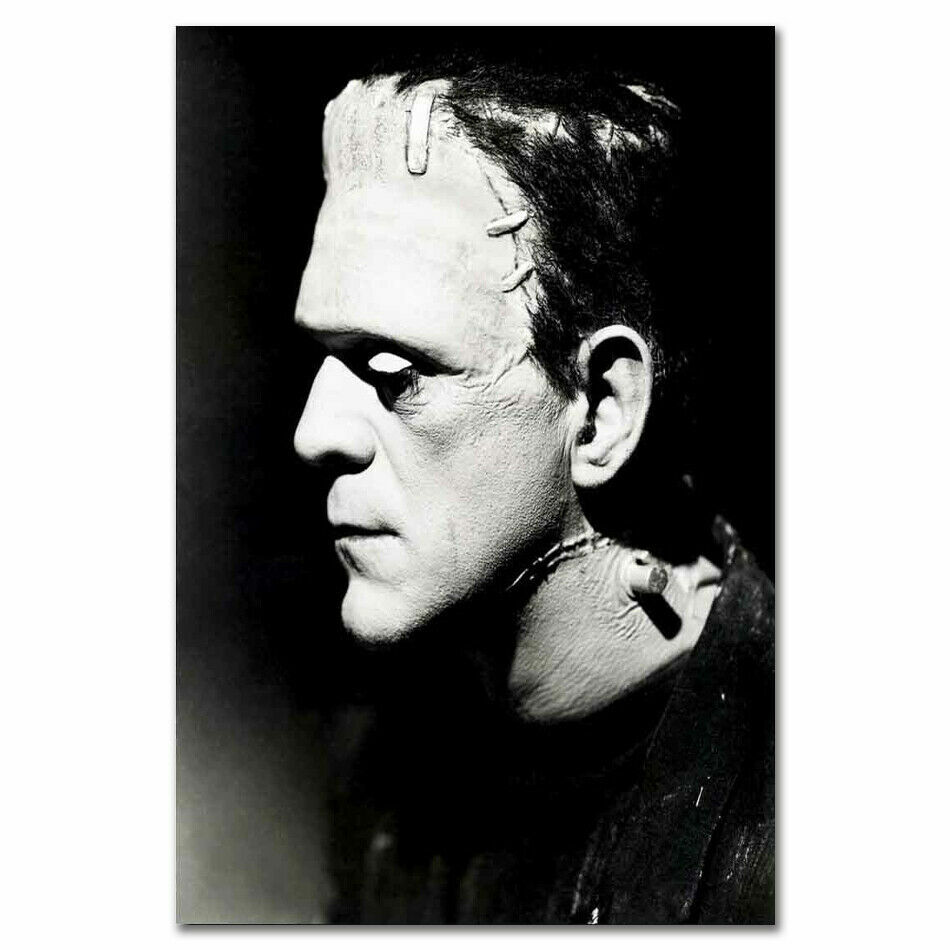 19K Frankenste Universal Monsters Horror Movie Film Silk Cloth Art Poster Decor 19K Frankenste Universal Monsters Horror Movie Film Silk Cloth Art Poster Decor
