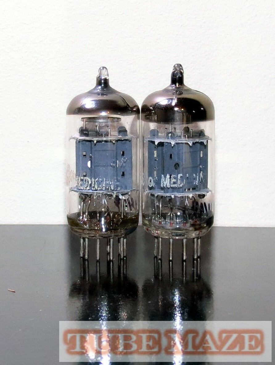 RARE Matched Pair Amperex “Electronics for Medicine” 12ax7/ECC83 tubes RARE Matched Pair Amperex “Electronics for Medicine” 12ax7/ECC83 tubes