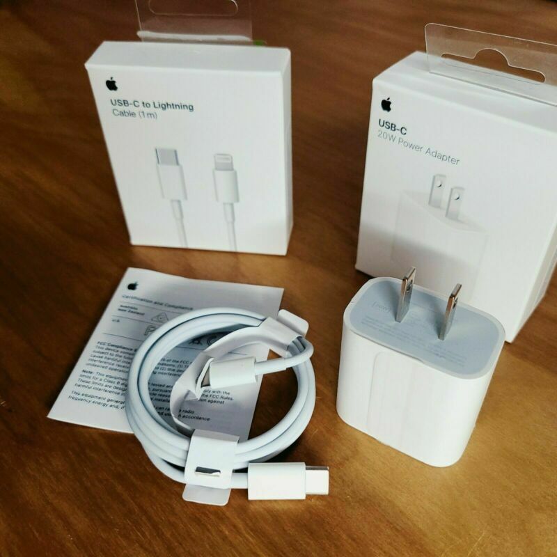 Original 18W Fast Charger USB-C to Lightning Cable for iPhone 11 Pro X 8 US Plug Original 18W Fast Charger USB-C to Lightning Cable for iPhone 11 Pro X 8 US Plug