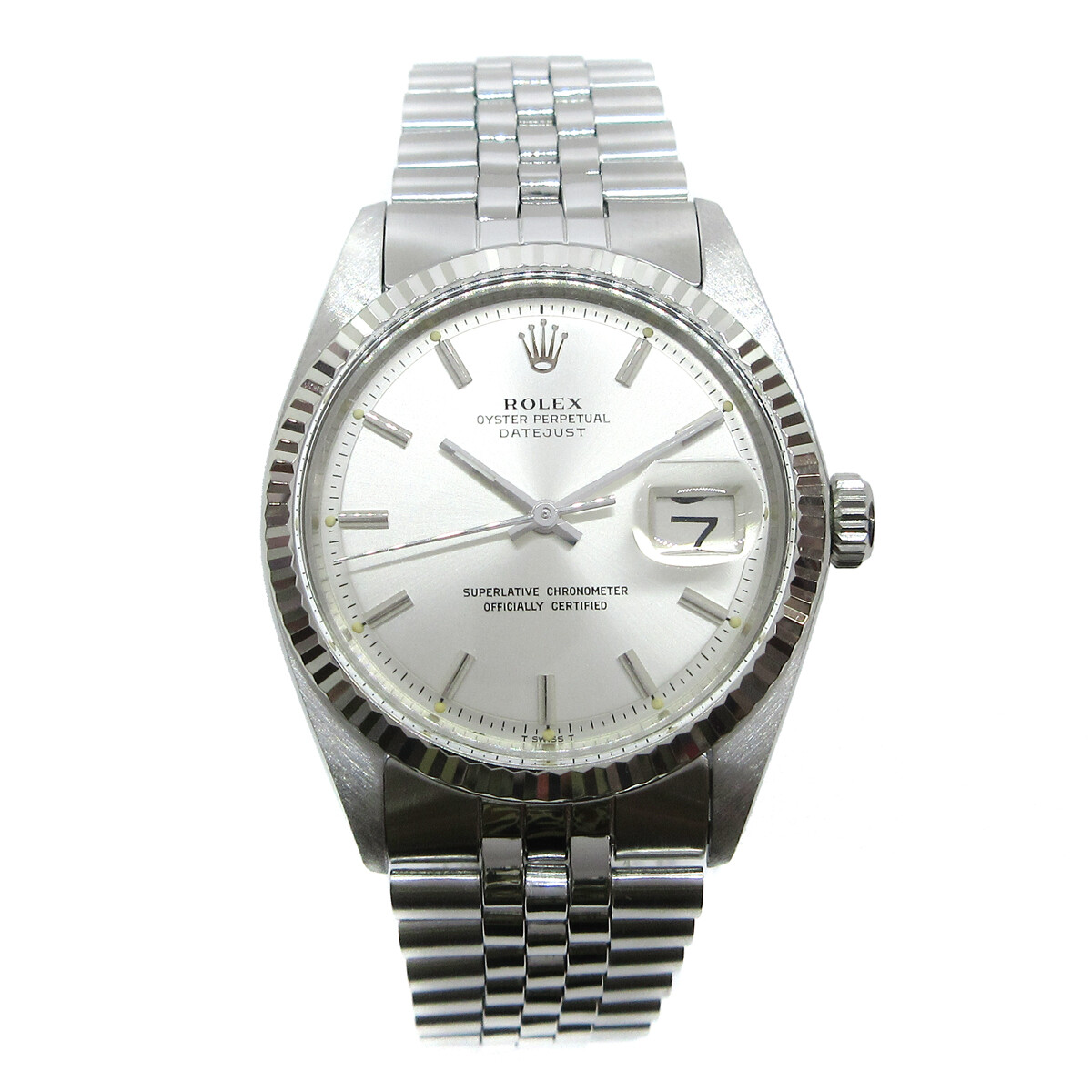 ROLEX OYSTER PERPETUAL DATEJUST Ref.1601 Mens Self-winding Wristwatch 31* 04652 ROLEX OYSTER PERPETUAL DATEJUST Ref.1601 Mens Self-winding Wristwatch 31* 04652