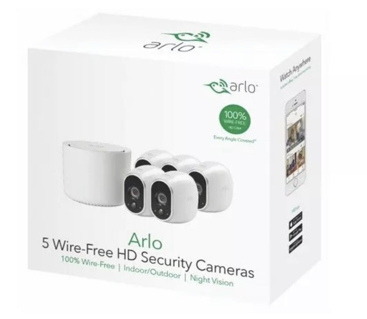 Arlo 720P HD Security Camera System VMS3530 – 5 Wire-Free Battery Cameras Arlo 720P HD Security Camera System VMS3530 – 5 Wire-Free Battery Cameras
