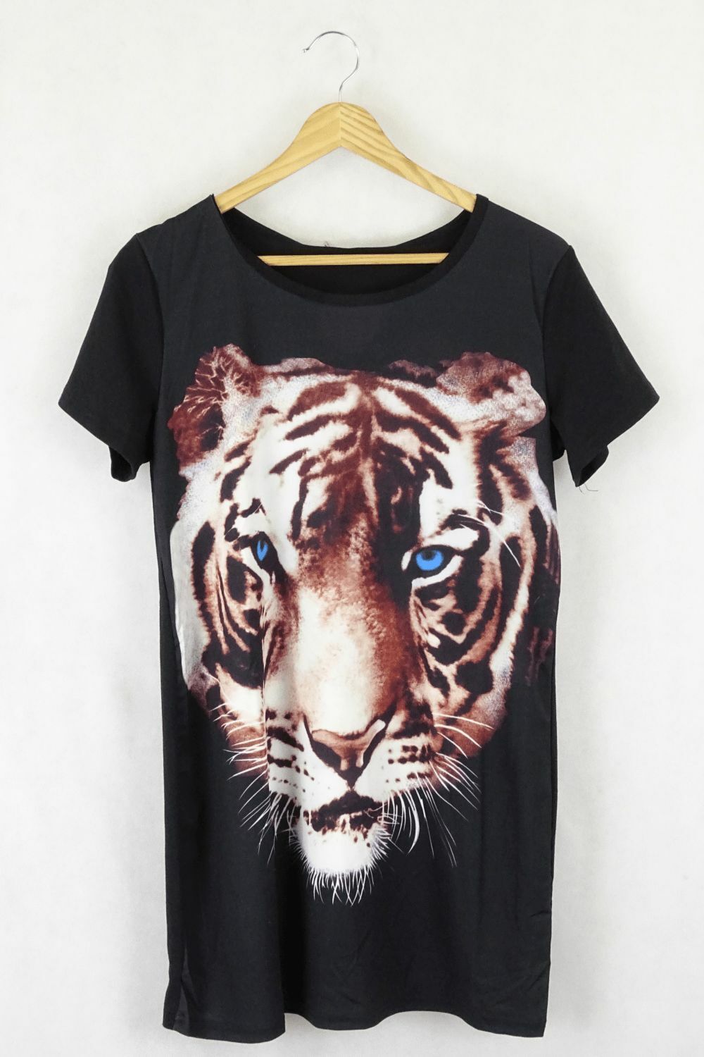 Manfay Longline Printed T-Shirt L by Reluv Clothing Manfay Longline Printed T-Shirt L by Reluv Clothing