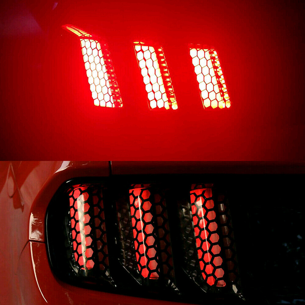 Car Rear Tail Light Honeycomb Sticker Accessories Taillight Lamp Cover Decal Car Rear Tail Light Honeycomb Sticker Accessories Taillight Lamp Cover Decal