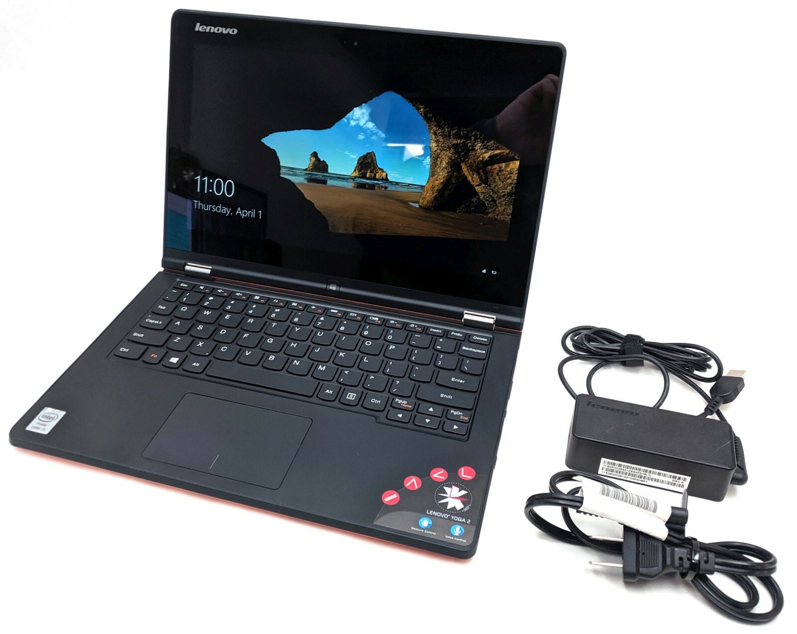 Lenovo Yoga 2 11.6″ Orange Touch Laptop i5-4202Y 1.60GHz 4GB RAM 256GB SSD Win10 Lenovo Yoga 2 11.6″ Orange Touch Laptop i5-4202Y 1.60GHz 4GB RAM 256GB SSD Win10
