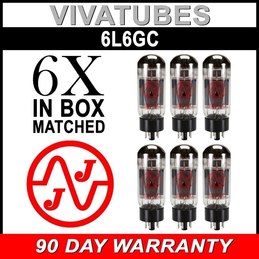 New Plate Current Matched Sextet (6) JJ / Tesla Electronics 6L6GC Vacuum Tubes New Plate Current Matched Sextet (6) JJ / Tesla Electronics 6L6GC Vacuum Tubes