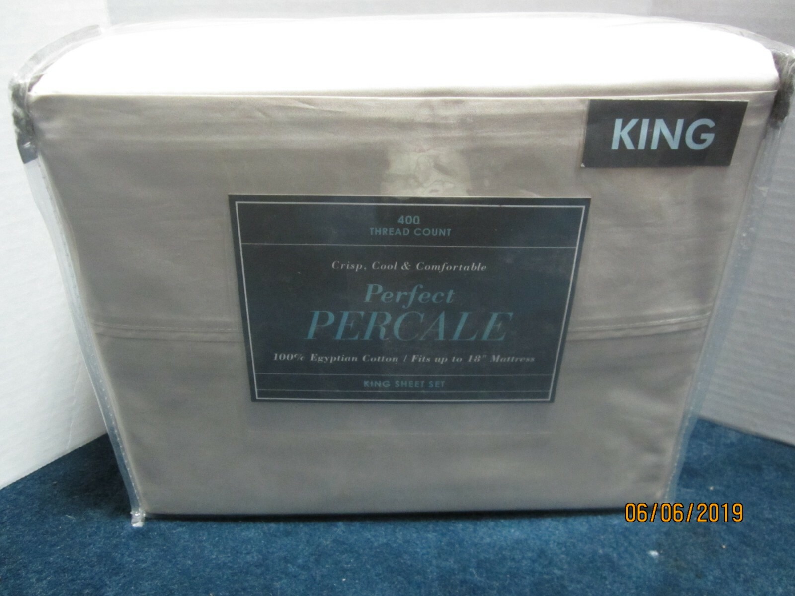 Bed Bath & Beyond 400 Thread Count Beige Percale Sheet Set Size King Bed Bath & Beyond 400 Thread Count Beige Percale Sheet Set Size King