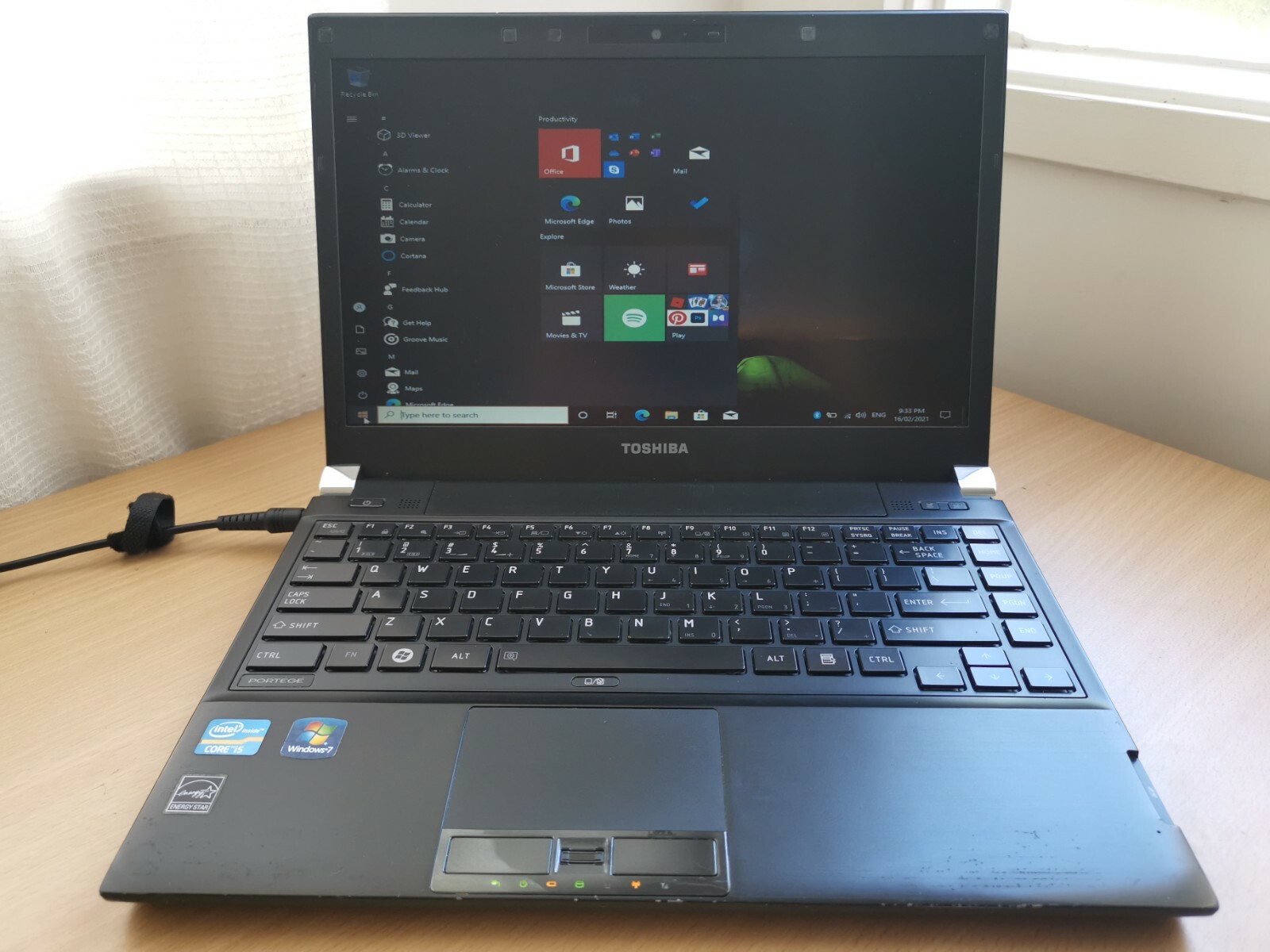 Toshiba Portege R830 13.3″ Laptop Intel i5-2520m @2.5Ghz 4GB Ram 500GB HDD W10P Toshiba Portege R830 13.3″ Laptop Intel i5-2520m @2.5Ghz 4GB Ram 500GB HDD W10P