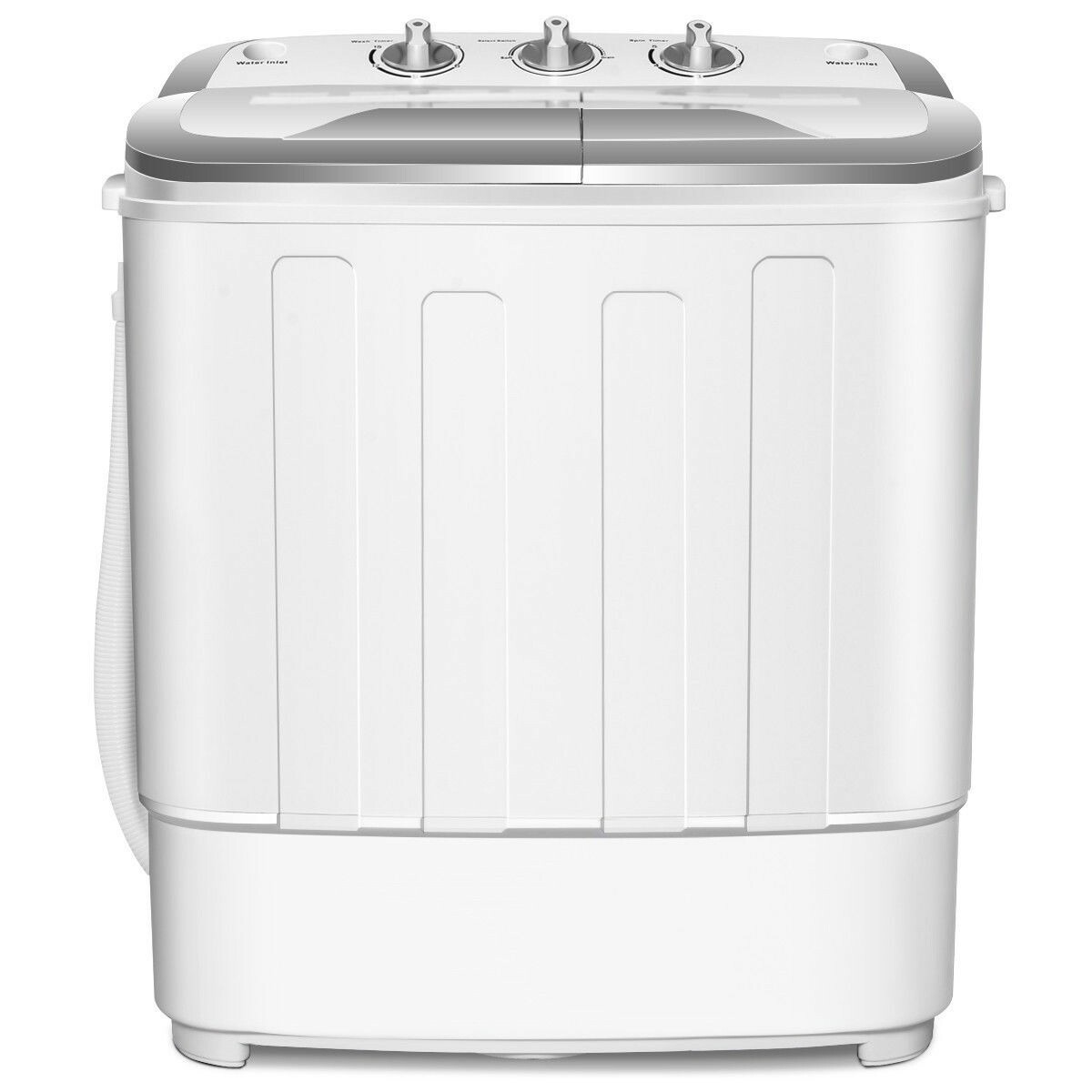 Costway Compact Mini Twin Tub Portable Washing Machine | 8lb | EP24075 #10494 Costway Compact Mini Twin Tub Portable Washing Machine | 8lb | EP24075 #10494