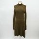 PrAna Sweater Dress Womens L Large Olive Green Knit Turtleneck Stretchy PrAna Sweater Dress Womens L Large Olive Green Knit Turtleneck Stretchy