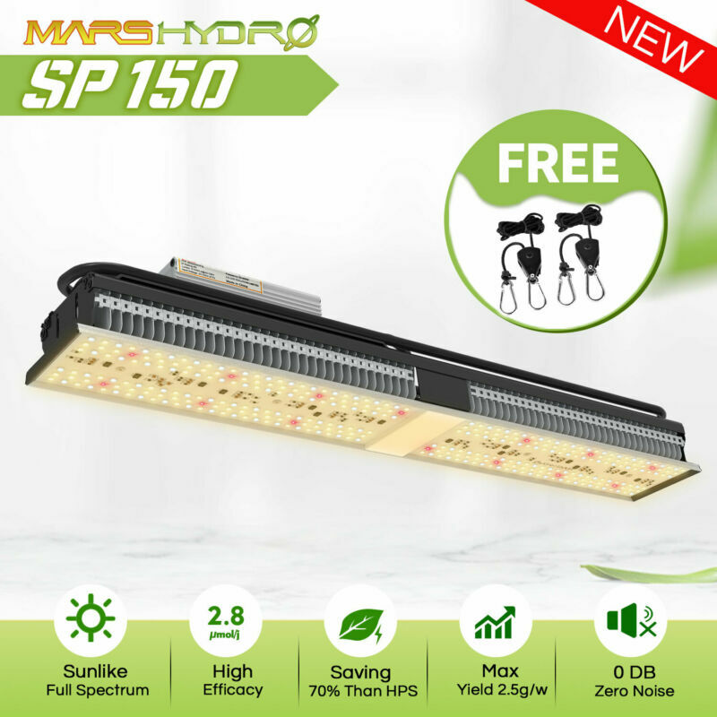Mars Hydro SP150 Led Grow Light Full Spectrum For All Indoor Home Garden Flower Mars Hydro SP150 Led Grow Light Full Spectrum For All Indoor Home Garden Flower