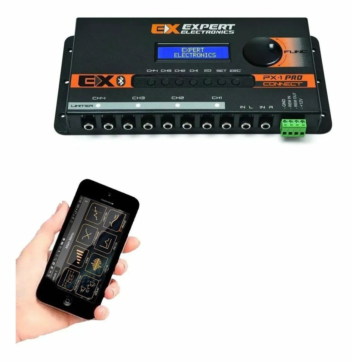 Banda Expert Electronics PX1 Connect 4 Way Car Equalizer Band 3-Day Delivery Banda Expert Electronics PX1 Connect 4 Way Car Equalizer Band 3-Day Delivery