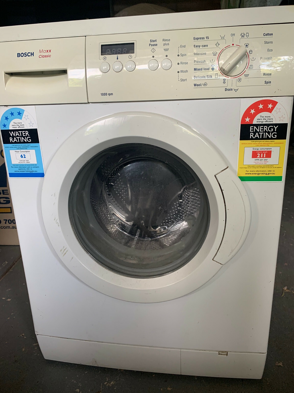Bosch Maxx Classic – Front Loading Washing Machine – Warranwood Vic area Bosch Maxx Classic – Front Loading Washing Machine – Warranwood Vic area