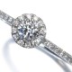 Auth FOREVERMARK Diamond Ring 0.20ct Center of My Universe US5.25-5.5 Pt950 Auth FOREVERMARK Diamond Ring 0.20ct Center of My Universe US5.25-5.5 Pt950
