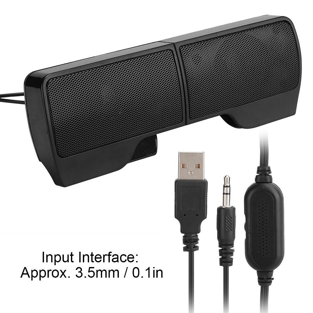 For PC Laptop Speakers USB Wired STEREO Portable Computer Desktop Sound Bar For PC Laptop Speakers USB Wired STEREO Portable Computer Desktop Sound Bar