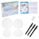 1 Set 28pcs Novel Reusable Painting Ruler Drawing Tool for Family Friends 1 Set 28pcs Novel Reusable Painting Ruler Drawing Tool for Family Friends