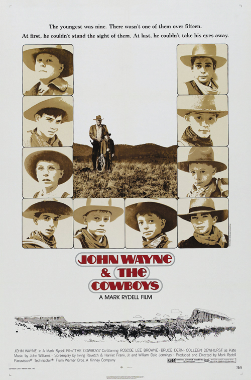 The Cowboys (1972) John Wayne movie poster print 3 The Cowboys (1972) John Wayne movie poster print 3