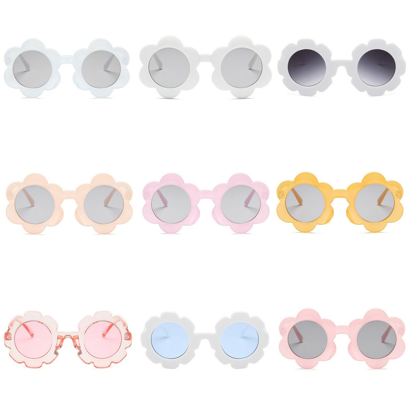 NEW Baby Kid Child Children’s Sunglasses Shades Fashion Flower Fun Heart Shape