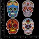4 Sugar Skull Sticker Day Of The Dead Vinyl Laptop Skateboard Decal Wall Mexico 4 Sugar Skull Sticker Day Of The Dead Vinyl Laptop Skateboard Decal Wall Mexico