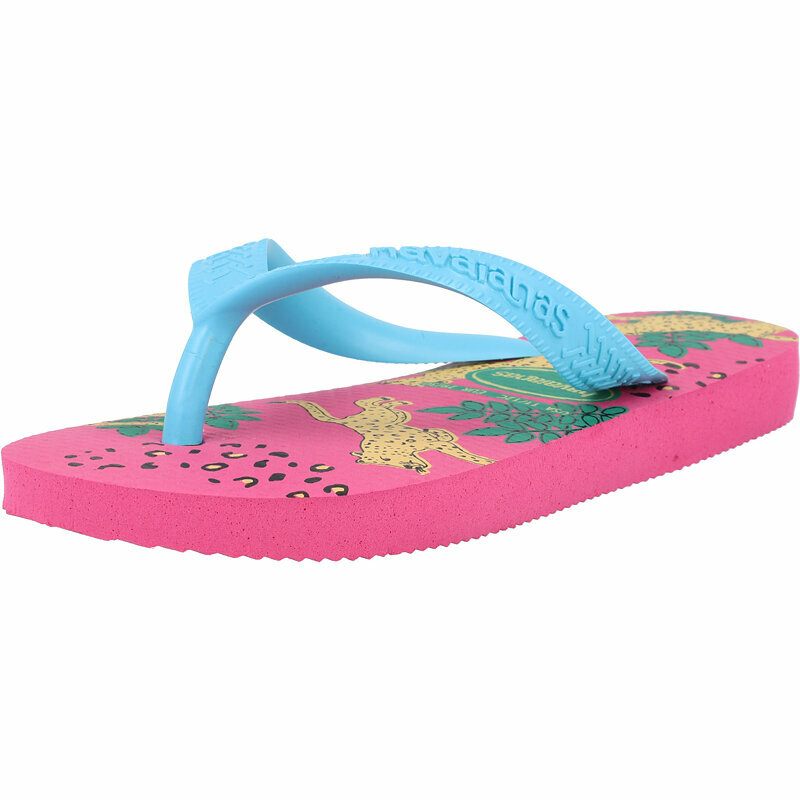 Havaianas Kids Top Fashion Pink Flux Rubber Child Flip Flops Sandals