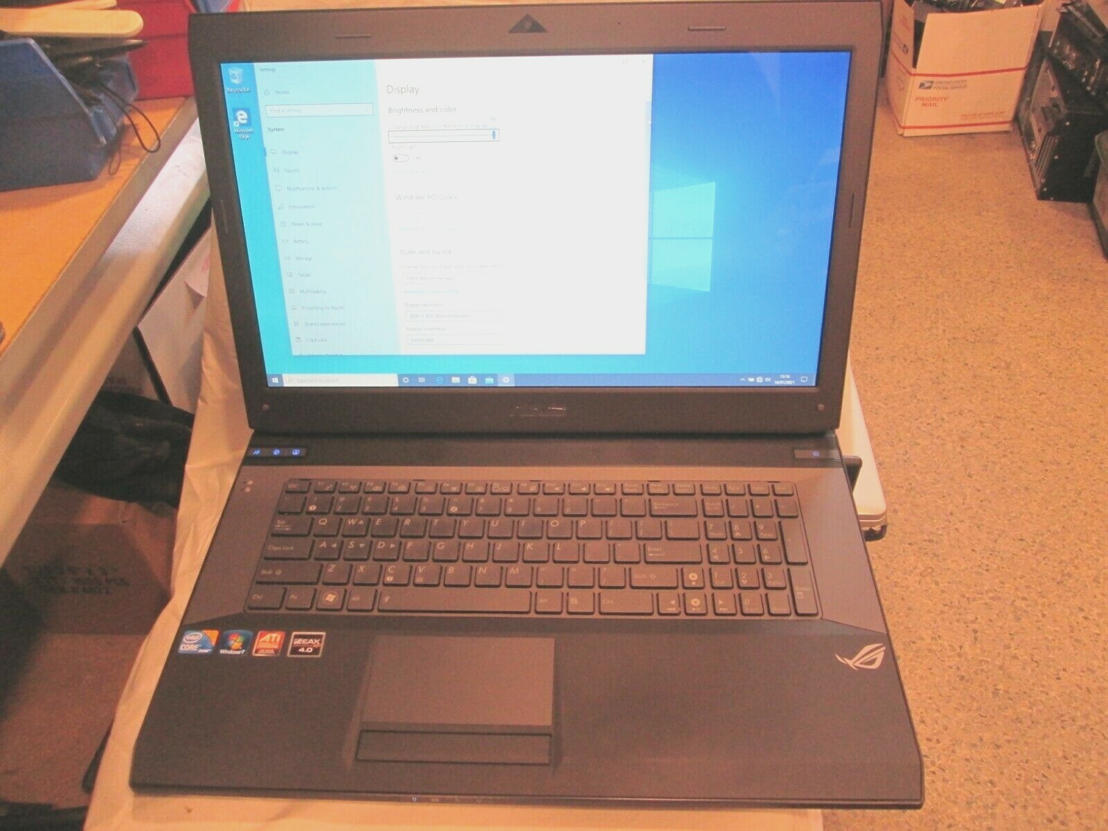 ASUS ROG G73JH 17″ Gaming Laptop 1.6GHz Core i7 16GB RAM 256GB SSD ASUS ROG G73JH 17″ Gaming Laptop 1.6GHz Core i7 16GB RAM 256GB SSD