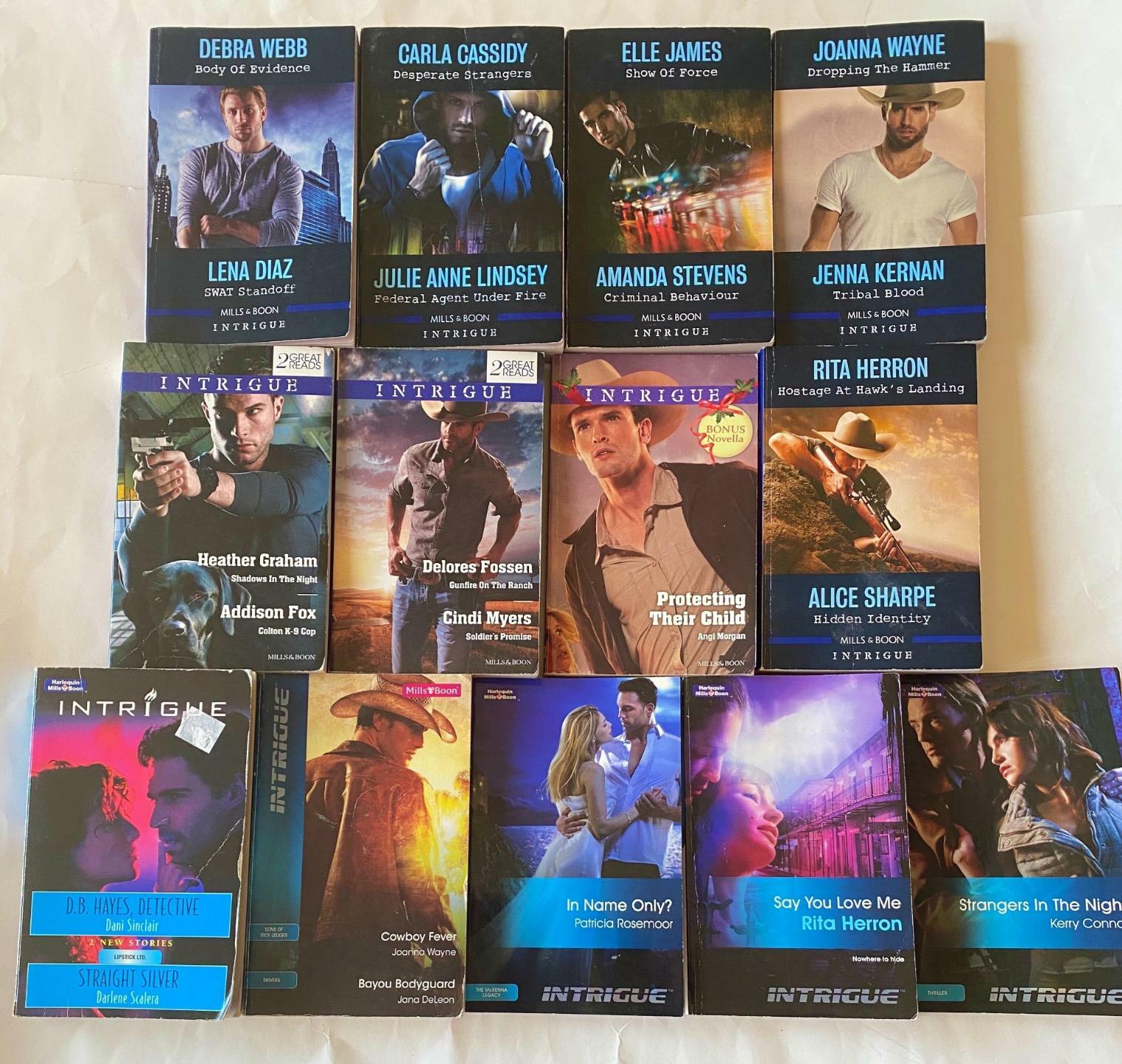 Mills & Boon Intrigue & Romantic Suspense Bulk Lot – 22 stories in 13 Books