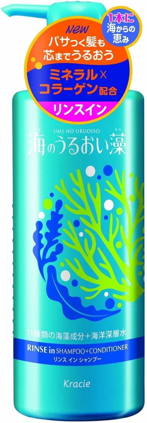 Kracie Uminouruoiso Moisturizing care Hair Shampoo with Conditioner Pump Japan Kracie Uminouruoiso Moisturizing care Hair Shampoo with Conditioner Pump Japan