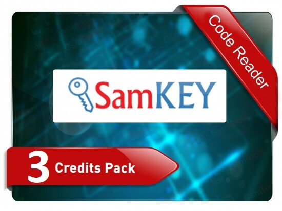 SAMKEY Code Reader SERVER 3 CREDITS Pack !!Fast Service!! SAMKEY Code Reader SERVER 3 CREDITS Pack !!Fast Service!!
