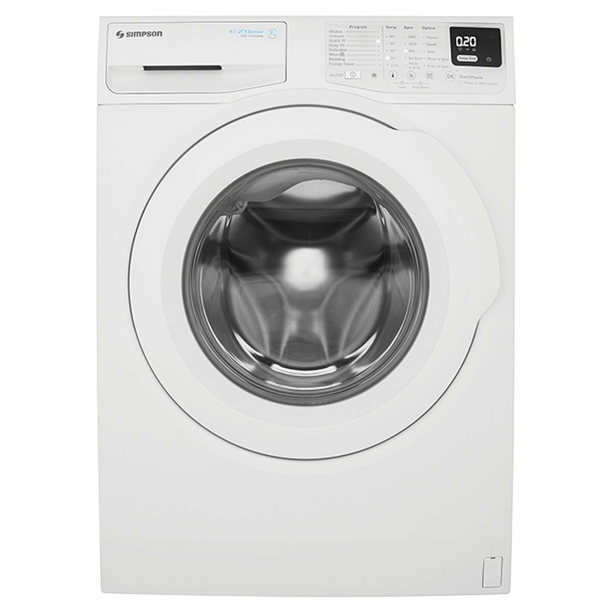 Simpson 7kg Front Load Washing Machine Model SWF7025EQWA RRP $849.00