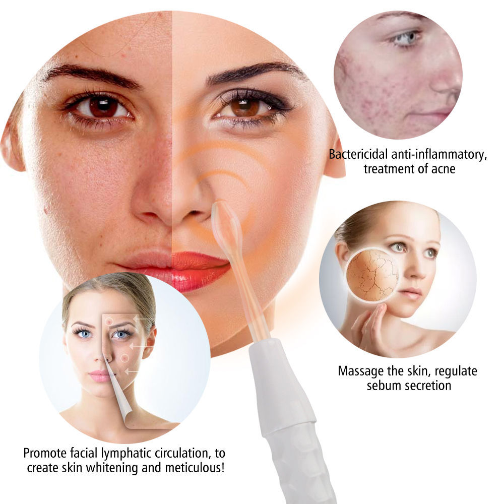 High Frequency Current Spot Acne Remover Face Spa Beauty Device Facial 110-220V High Frequency Current Spot Acne Remover Face Spa Beauty Device Facial 110-220V