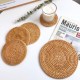 Round Placemat Kitchen Woven Dining Table Mat Easy Clean Cup Pad Heat-Resistant Round Placemat Kitchen Woven Dining Table Mat Easy Clean Cup Pad Heat-Resistant