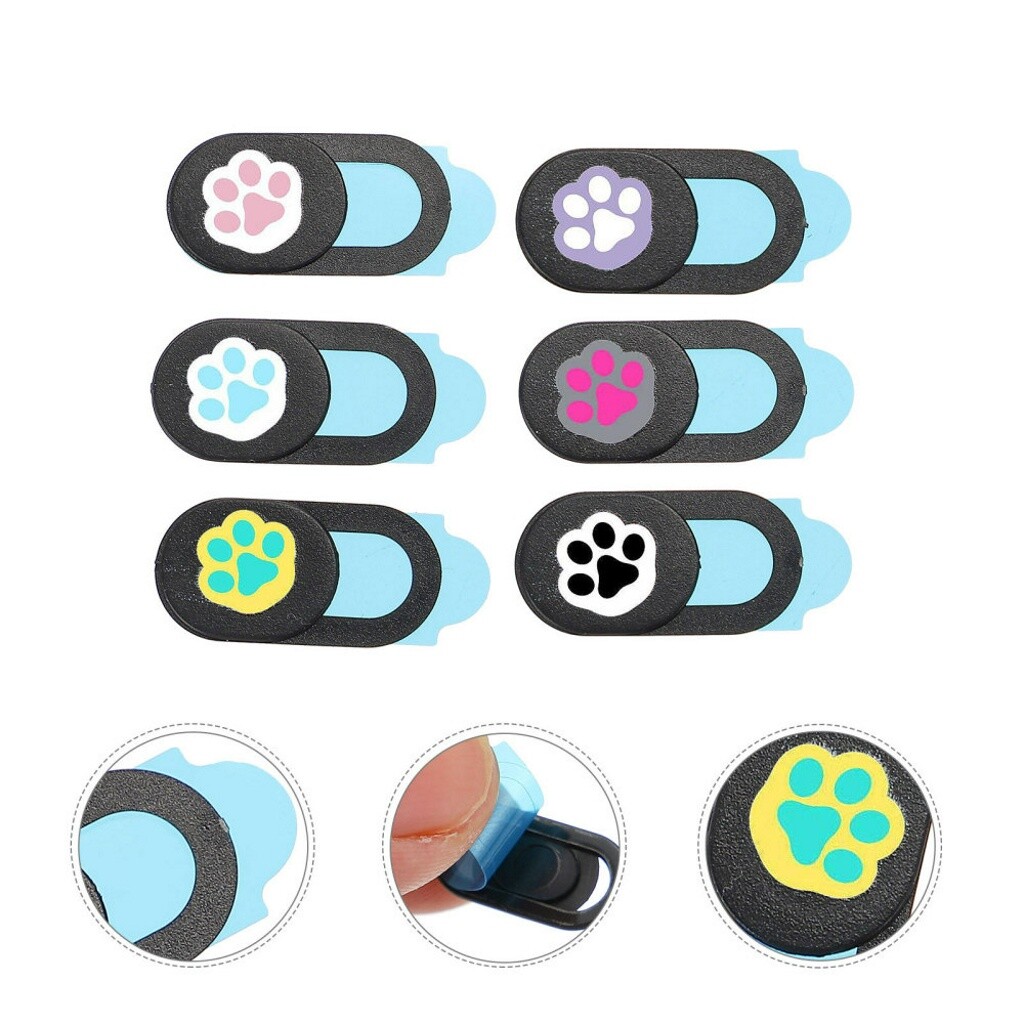 3/6PCS WebCam Cover Slide Camera Privacy Security Sticker Phone Laptop Protect