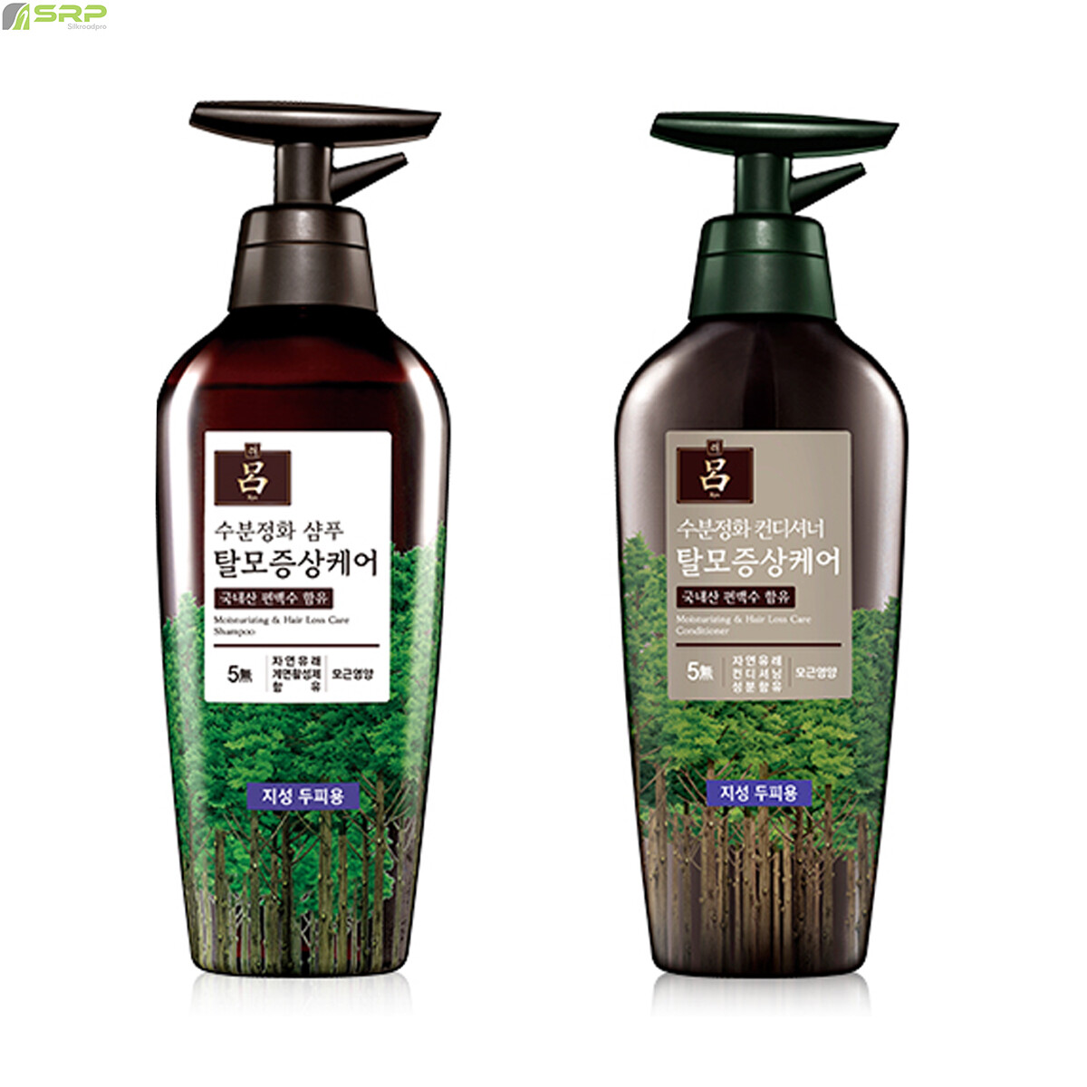 Ryo Moisturizing & Hair Loss Care Shampoo & Comditioner Cypress Ginseng Extract Ryo Moisturizing & Hair Loss Care Shampoo & Comditioner Cypress Ginseng Extract