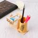Timer Wood Pen Holder Office Desk Accessories with Hourglass Scrub Pencil Holder Timer Wood Pen Holder Office Desk Accessories with Hourglass Scrub Pencil Holder