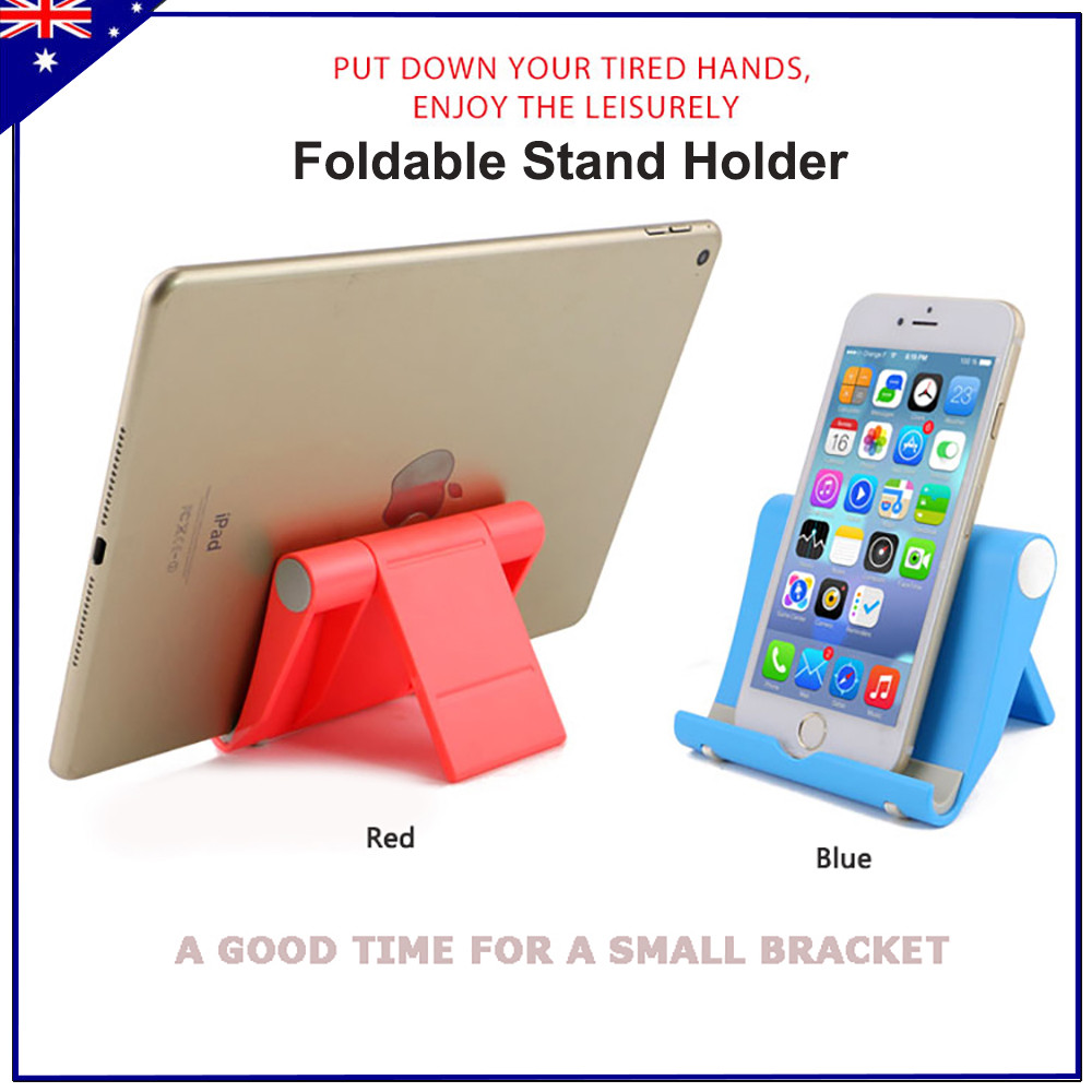 Universal Desk Stand Mobile Phone Stand Holder For Tablet iPad iPhone Samsung AU Universal Desk Stand Mobile Phone Stand Holder For Tablet iPad iPhone Samsung AU