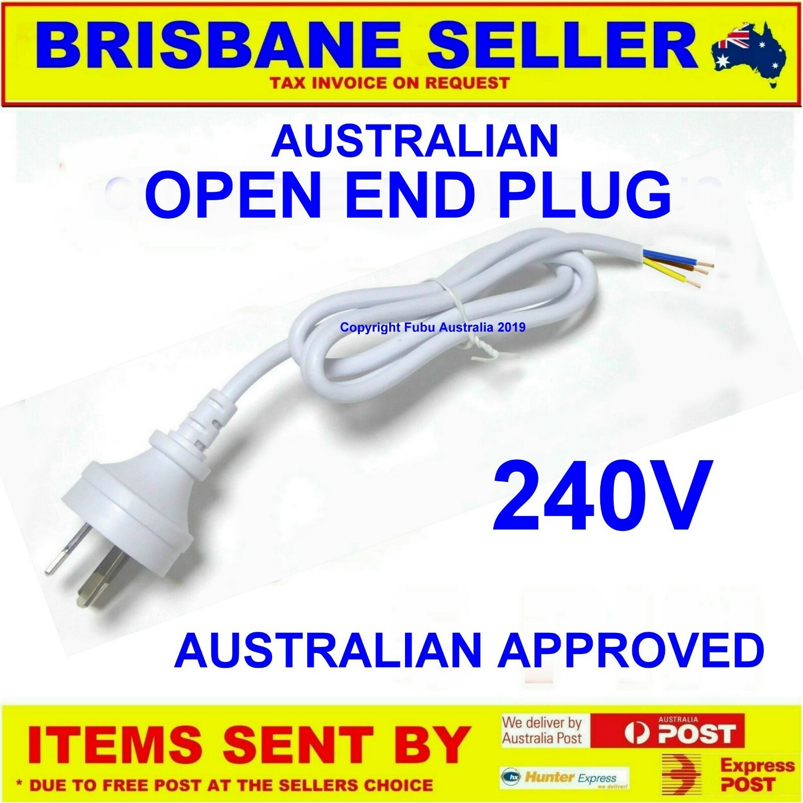 POWER CABLES 3 PIN AUSTRALIAN – CLOVERLEAF 3 PIN PLUG – BARE END COMPUTER CABLES POWER CABLES 3 PIN AUSTRALIAN – CLOVERLEAF 3 PIN PLUG – BARE END COMPUTER CABLES