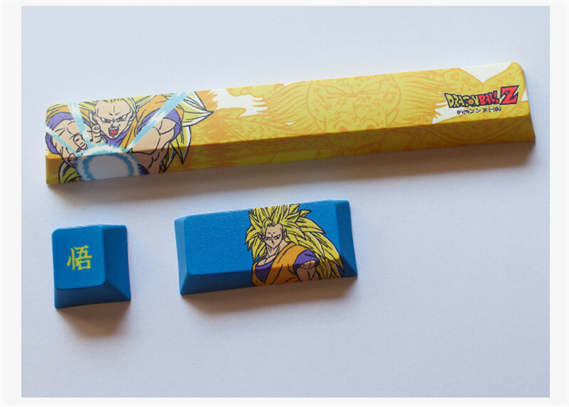 Anime Dragon Ball Keycap Space Bar ESC Enter PBT Cherry MX Accessories Present