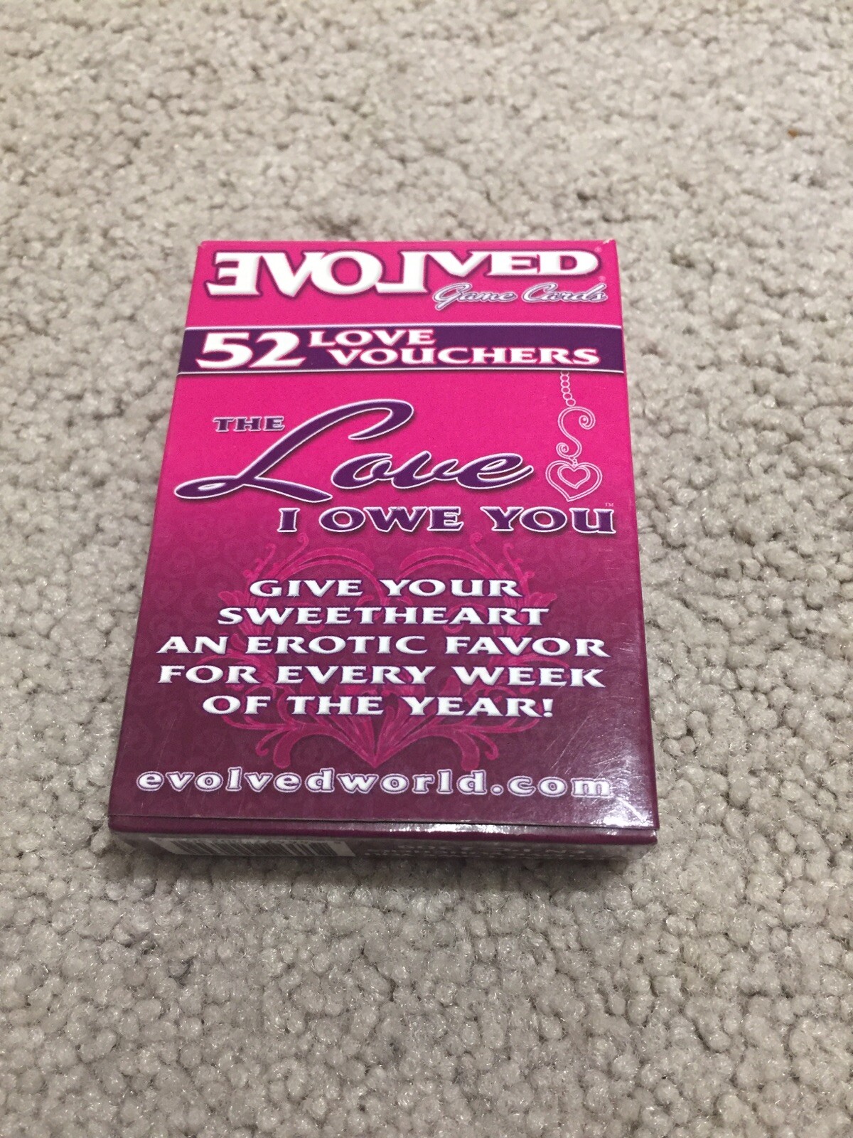 Evolved Game Cards 52 Love Vouchers 2010 Relationship Novelty Wife Marriage Evolved Game Cards 52 Love Vouchers 2010 Relationship Novelty Wife Marriage