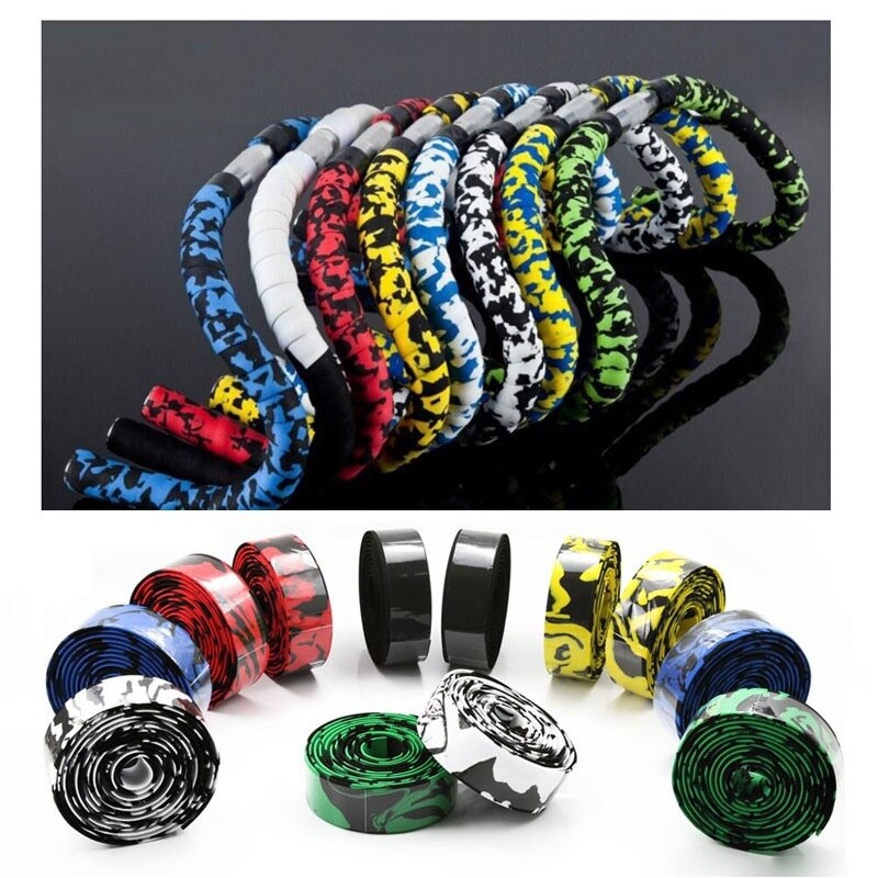 2 PACK Road Bike Handlebar Tape Bicycle Drop Bar Wrap Outdoor Sports Non-slip 2 PACK Road Bike Handlebar Tape Bicycle Drop Bar Wrap Outdoor Sports Non-slip