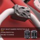 motorcycle Bumper Clamps rubber buffer protection modified accessories BLACK motorcycle Bumper Clamps rubber buffer protection modified accessories BLACK