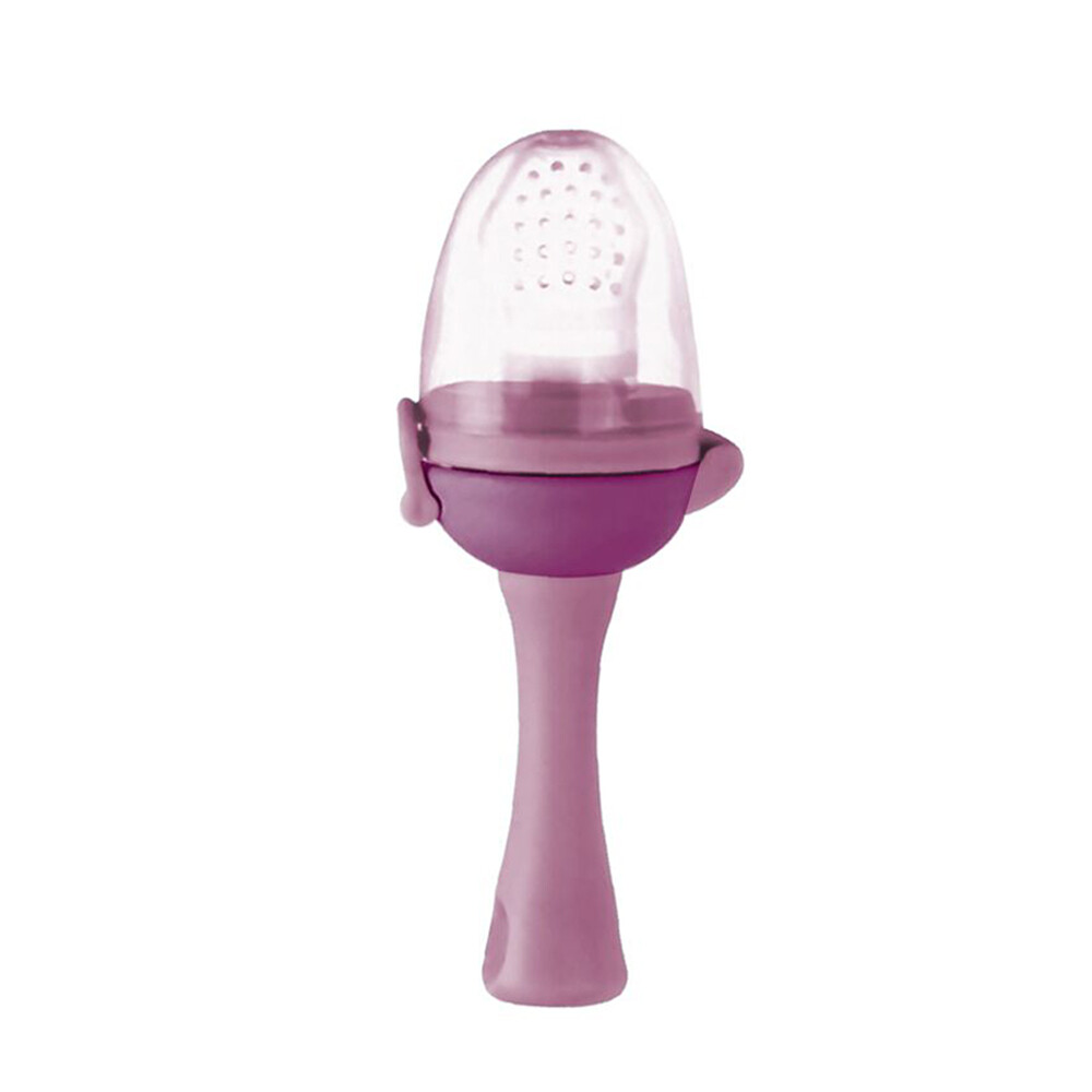 Baby Food Feeder Fresh Fruit Feeder Pacifier Silicone Vegetable Teether D7L6