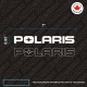 2X Polaris STICKERS vinyl decal sticker racing White or Black 2X Polaris STICKERS vinyl decal sticker racing White or Black
