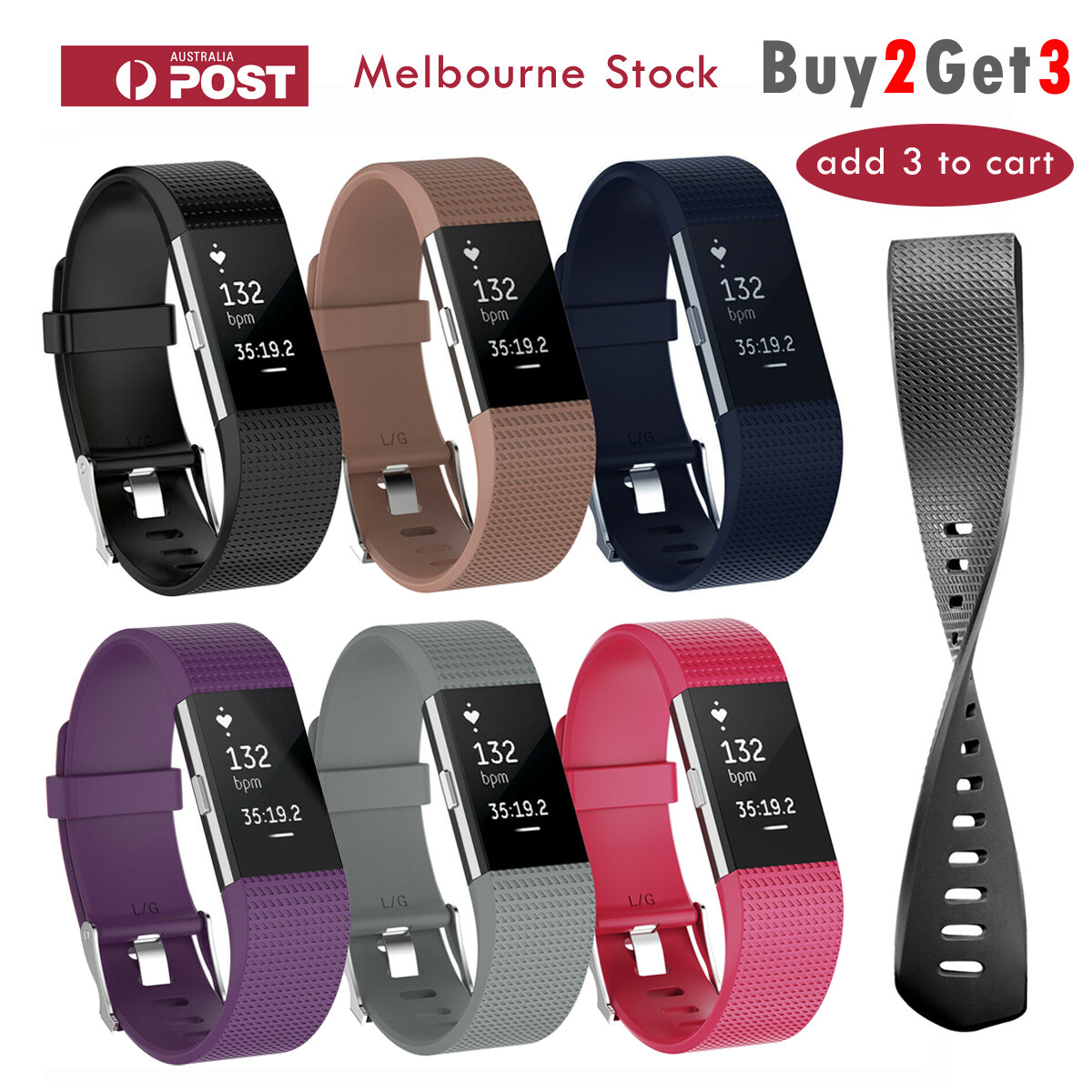 Fitbit Charge 2 Band Replacement Wristband Watch Strap Small Large Sports Bands Fitbit Charge 2 Band Replacement Wristband Watch Strap Small Large Sports Bands
