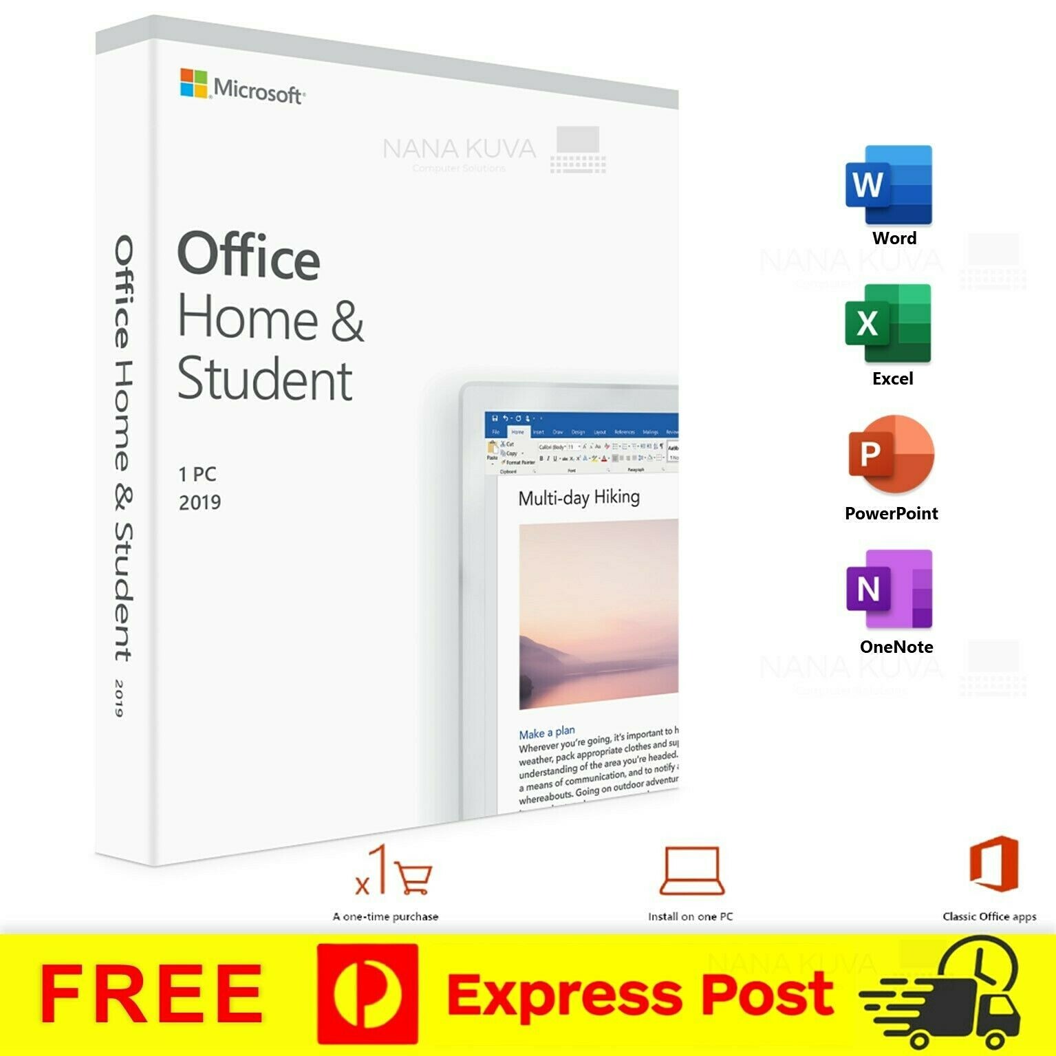 Microsoft Office Home and Student 2019 Retail DVD & Product Key 1 PC *Sealed* Microsoft Office Home and Student 2019 Retail DVD & Product Key 1 PC *Sealed*