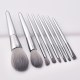 8pcs Luxury Sliver Makeup Brushes Set Powder Blush Eyebrow Eyeliner Lip Brush 8pcs Luxury Sliver Makeup Brushes Set Powder Blush Eyebrow Eyeliner Lip Brush