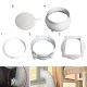 1pcs Portable Air Conditioner Exhaust Duct Pipe Hose Interface Connector. 1pcs Portable Air Conditioner Exhaust Duct Pipe Hose Interface Connector.